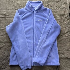 Women’s Columbia zip up. Purple size XL